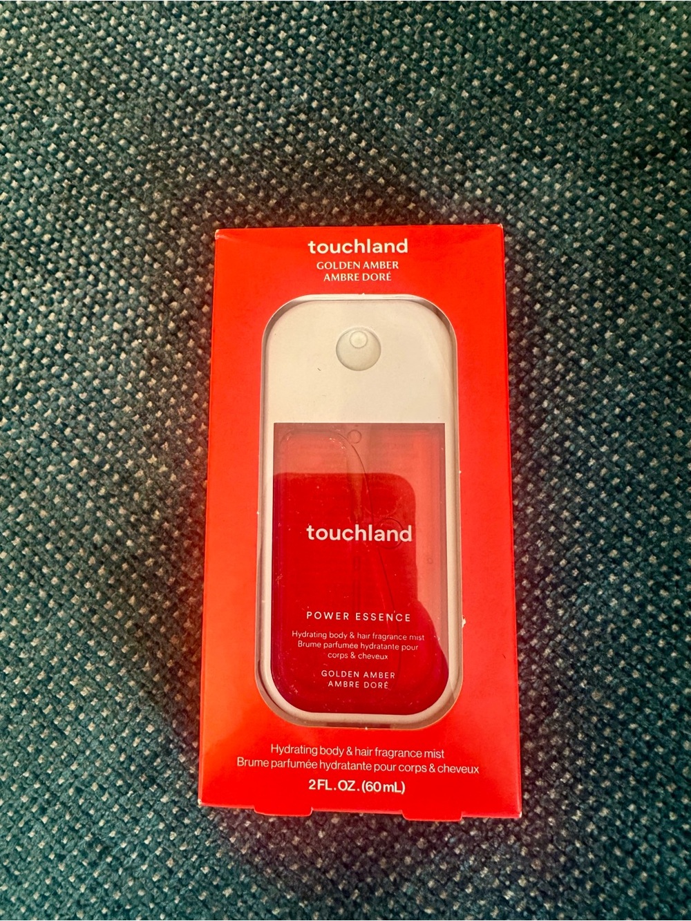 Touchland Golden Amber Hydrating Body & Hair Mist - Red